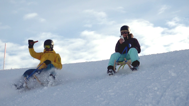 Slittino da neve: come far divertire i più piccoli in settimana