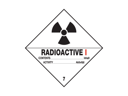 Radioactive I   (Kleber / Autocollant / Autoadesivo)