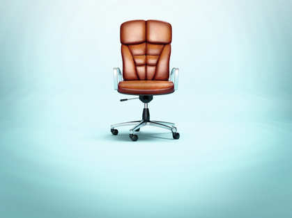 Affiche: Restez en forme avec des exercices sur chaise